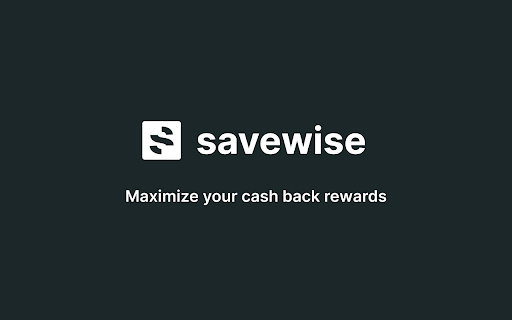 Savewise: Stack Cashback Shopping Portals & Maximize Credit Card Rewards screenshot