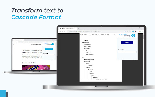 Cascade Reading screenshot