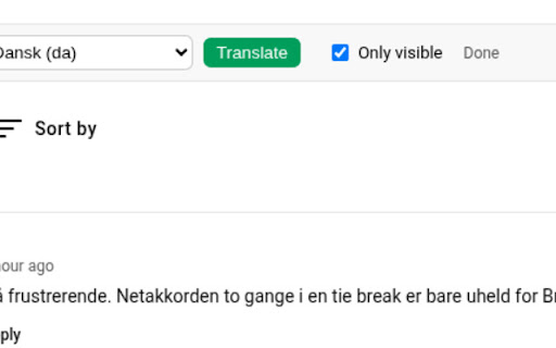 YouTube Comments Translator screenshot