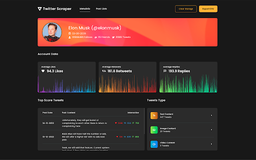 X Twitter Scraper screenshot