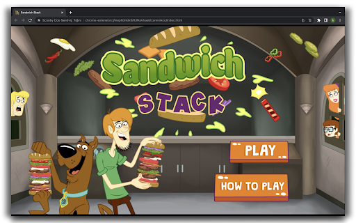 Scooby Doo Sandwich Stack - Cartoon Game screenshot