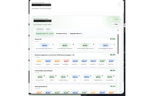 Smartschool Insight screenshot