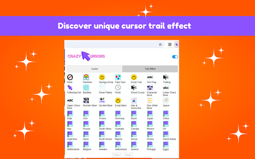 Custom Cursor Trails by Crazy Cursors screenshot