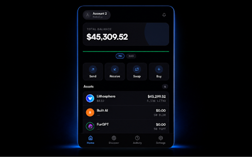 Thanos Wallet screenshot
