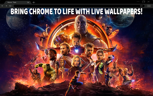 Avengers Infinity War Live Wallpaper screenshot