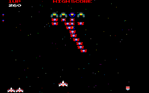Galaga Unblocked screenshot