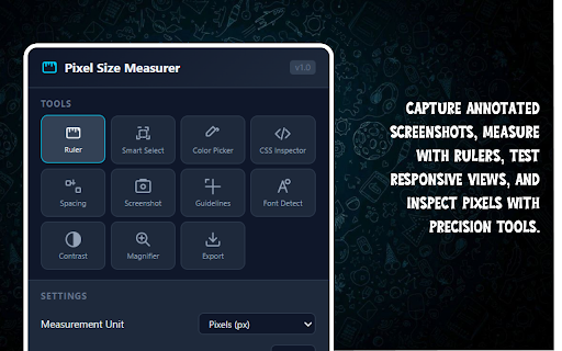 Pixel Size Measurer screenshot