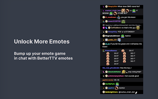 BetterTTV screenshot