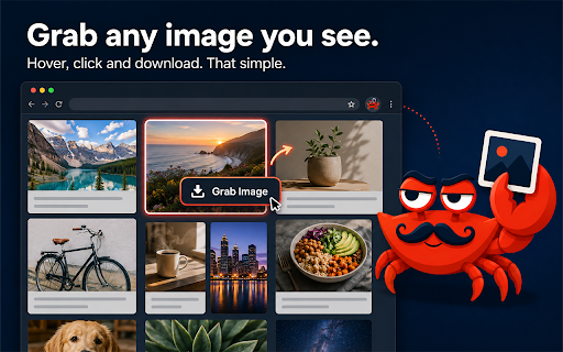 CrabGrab — Descargar imágenes en máxima resolución screenshot