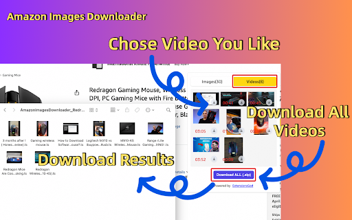 Amazon Images & Videos Downloader screenshot