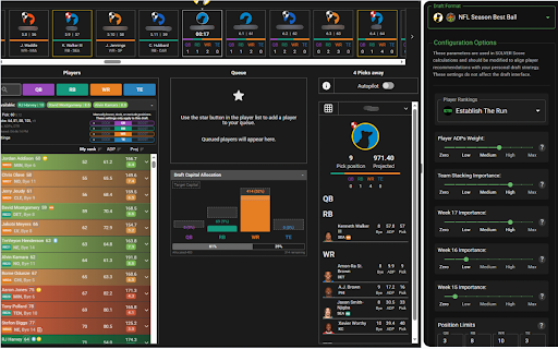 THE SOLVER Draft Assistant screenshot