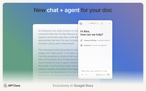 GPTZero: AI Detection & Writing Replay screenshot