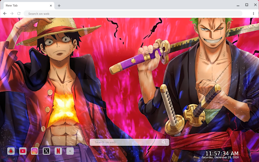 Luffy & Zoro Live Wallpaper screenshot