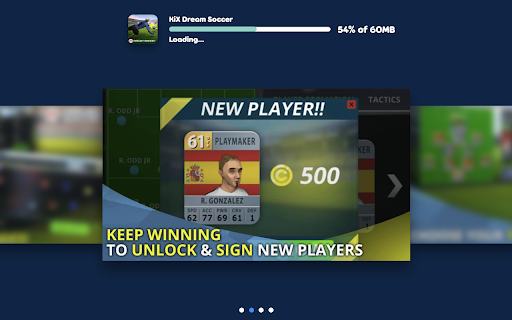 Kix Dream Soccer Game screenshot