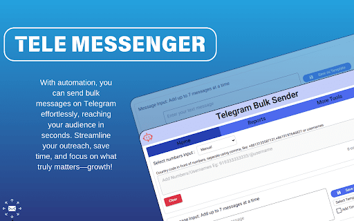 Telegram Bulk Sender screenshot