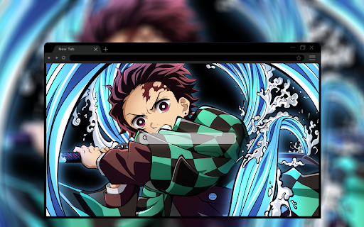 Tanjiro Kamado Demon Slayer Wallpaper New Tab screenshot