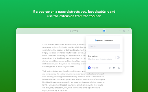 Power Thesaurus screenshot