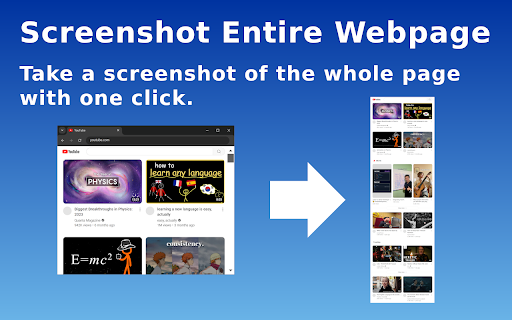 Screenshot Entire Webpage screenshot