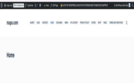 Hide WordPress Admin Bar screenshot