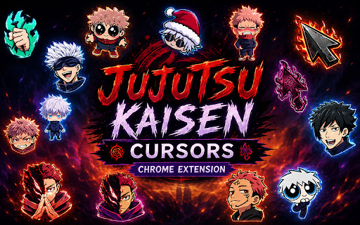 Jujutsu Kaisen Cursor - Gojo Anime Cursor Chrome screenshot