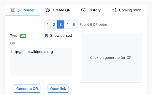 QR Code Reader screenshot