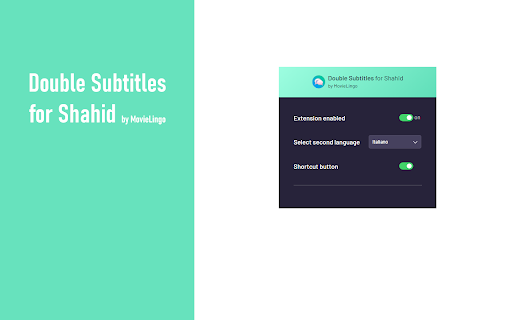 Double Subtitles for Shahid by MovieLingo screenshot