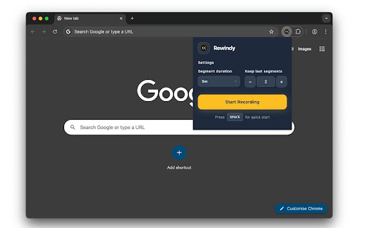 Rewindy — The Instant Replay Screen Recorder screenshot