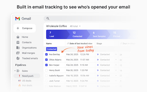 Streak Mail Merge for Gmail screenshot