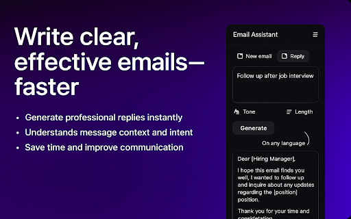 AI for Email screenshot