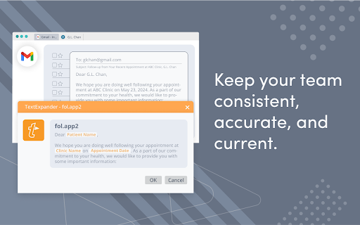 TextExpander: Keyboard Shortcuts & Templates screenshot