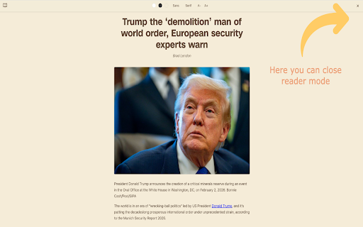 Lumina Reader - Reader Mode & Readability screenshot