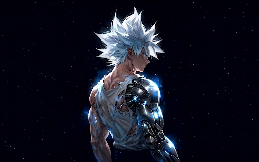 Goku Ultra Instinct Cyber Form screenshot