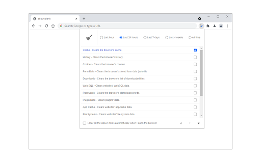 Cache Cleaner screenshot