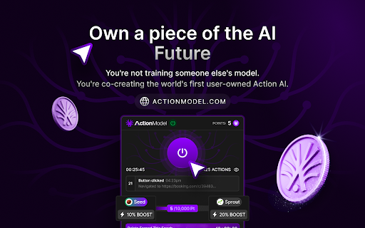 Action Model screenshot