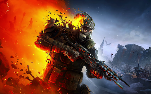 Inferno Run Soldier Live Wallpaper - Metro 2039 Wallpaper screenshot