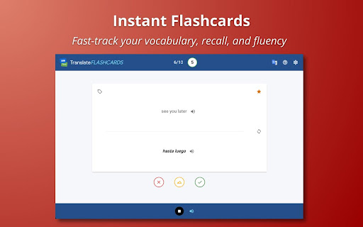 Translate Flashcards screenshot
