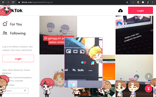 Shimeji Browser Extension screenshot