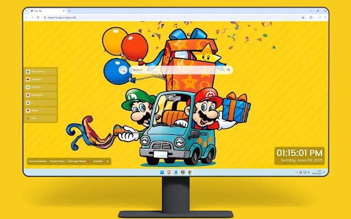 Mario & Luigi Live Wallpaper screenshot