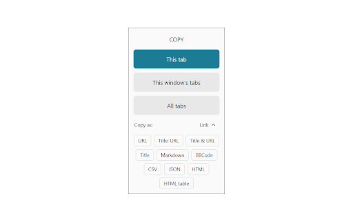 Tab Copy screenshot