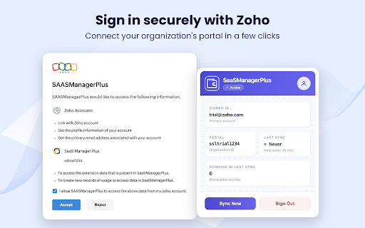 SAASManagerplus screenshot