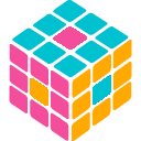 Colorful Rubik's Cube icon