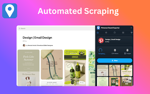 Pinterest Board Bulk Downloader screenshot