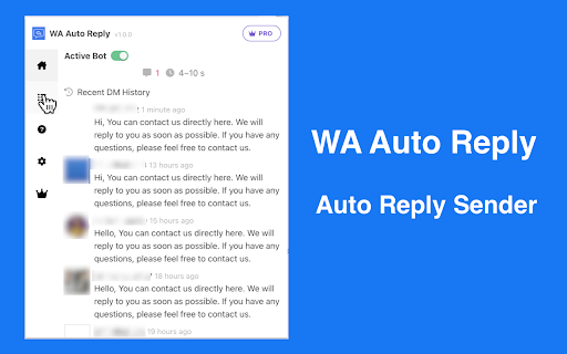 WA Auto Reply - Web Automatic Reply Assistant for WA screenshot