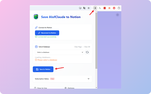 AINote to Notion screenshot