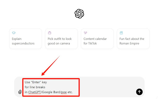 Enter Key Control for ChatGPT, Claude.ai, Google Gemini screenshot