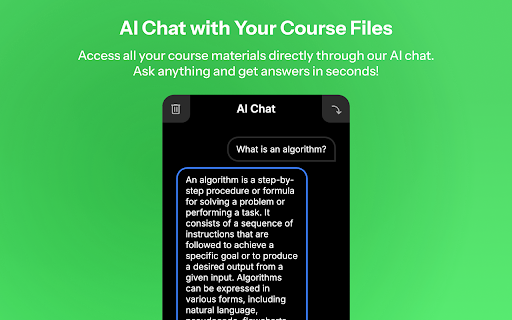 Crowdly – AI Study Assistant for Moodle screenshot