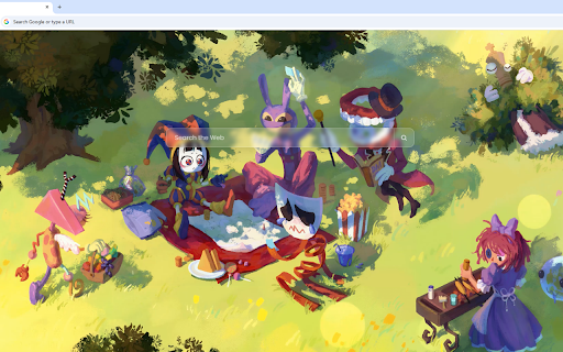 The Amazing Digital Circus Picnic Live Wallpaper screenshot