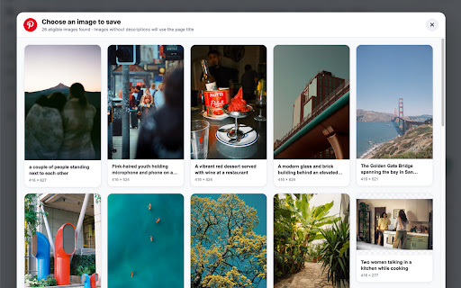 Shareaholic for Pinterest screenshot