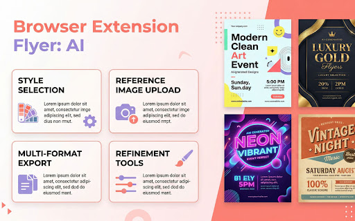 AI Flyer Generator - Instant Design Tool screenshot