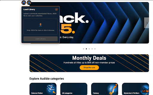 Better Audible Library screenshot
